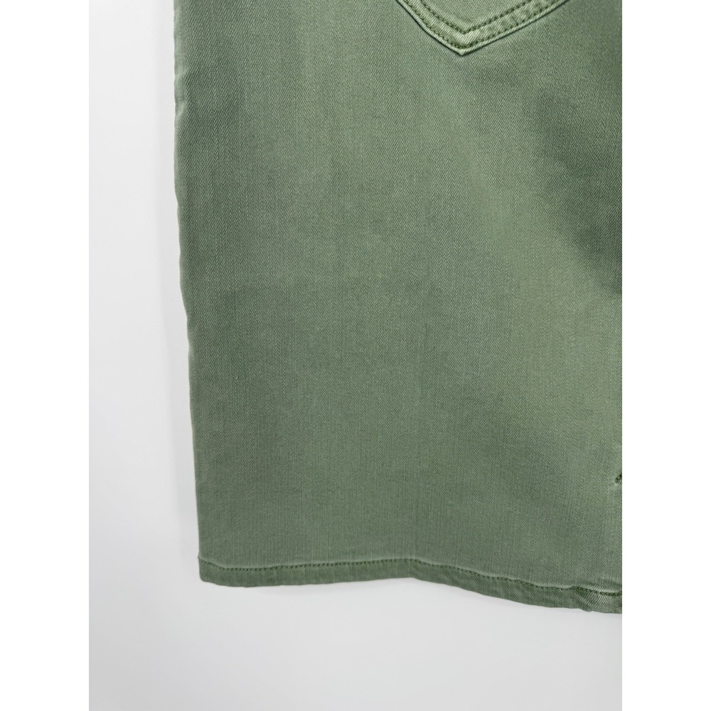 NWT J.Jill Denim Utility Skirt Women's 12 Light Willow Zip-Fly Mid Rise Pockets - Picture 3 of 14